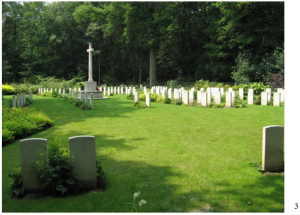 Ploegsteert Wood Military Cemetery was made by the enclosure of a number of small regimental cemeteries
