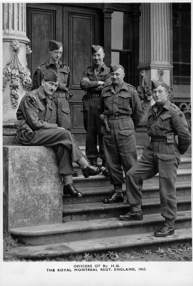 Major Paul Barre, second from right