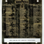 Nine Elms Military Cemetery Name Marker